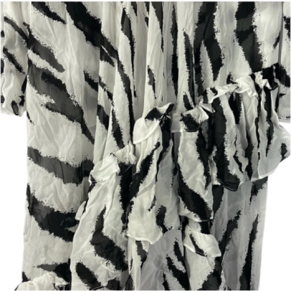New Philosophy Di Lorenzo Serafini Zebra Dress - Picture 3 of 15